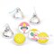 Big Dot of Happiness Mini Pink Pickleball Party Stickers, Country Club Round Candy Sticker Favors - Small Labels Fit Chocolate Candy (1 Sheet of 108)